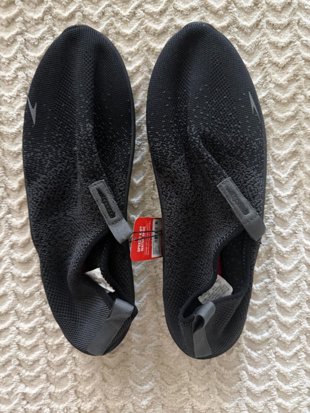 NWT Speedo Knit Water Shoes Size 11 Black - Mens